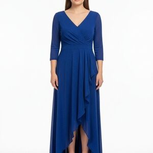 Elegant Blue Women's Dress